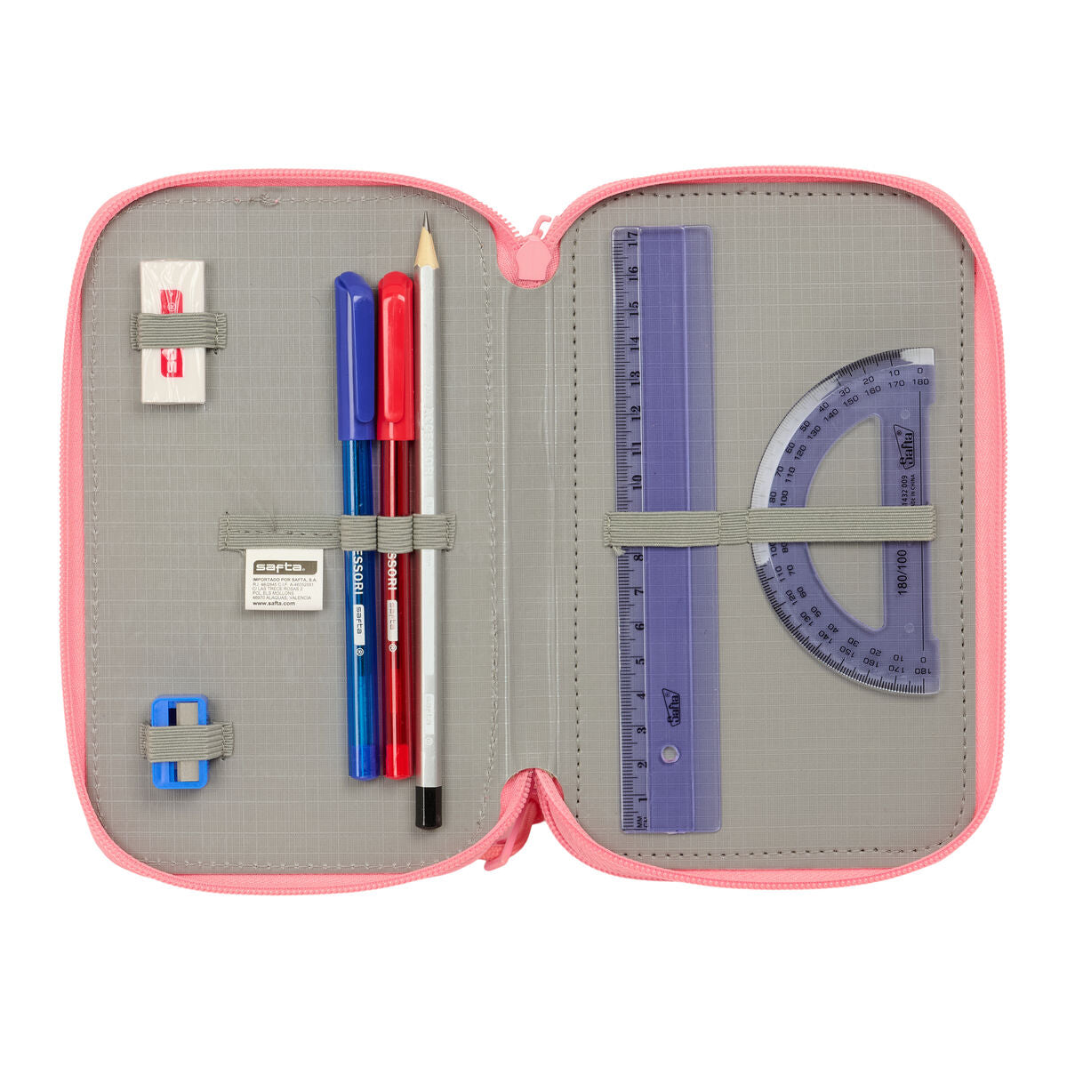 Geantă Universală Vaiana Multicolor 12,5 x 19,5 x 5,5 cm 37 Piese - Birou și papetărie, Material școlar și educațional