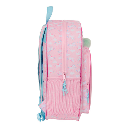 Ghiozdan Glow Lab Roz 33 x 42 x 14 cm - Birou și papetărie, Material școlar și educațional