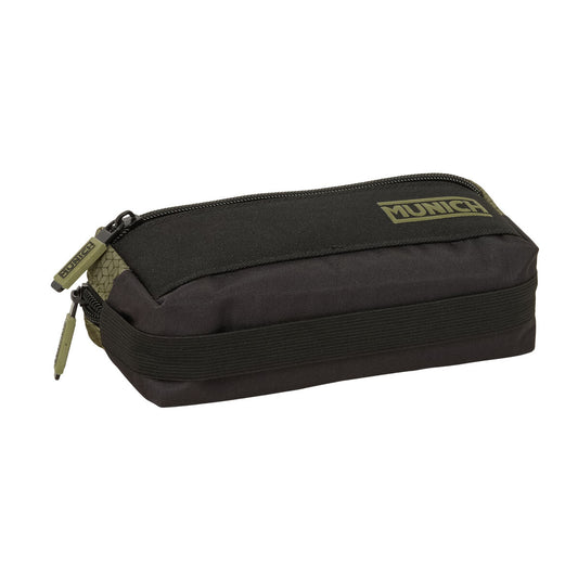 Geantă Universală Munich West Negru Verde 22 x 8,5 x 6 cm - Birou și papetărie, Material școlar și educațional