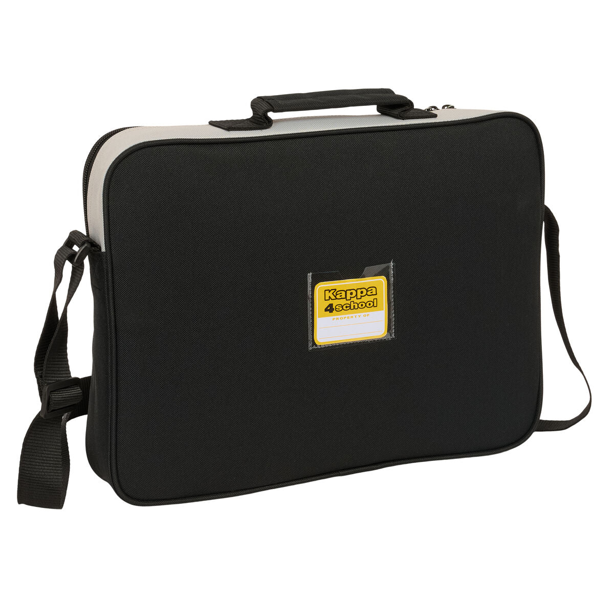 Ghiozdan Kappa Grey Negru Gri 38 x 28 x 6 cm - Birou și papetărie, Material școlar și educațional