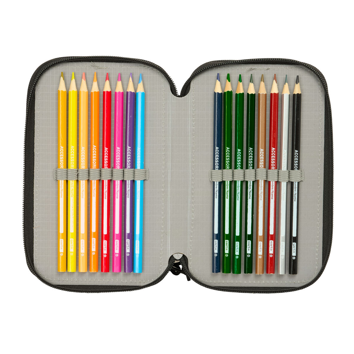 Geantă Universală Safta Zone 12,5 x 19,5 x 5,5 cm 37 Piese - Birou și papetărie, Material școlar și educațional