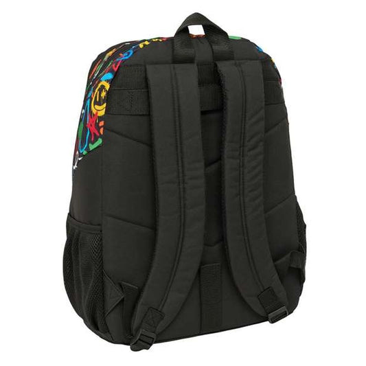 Ghiozdan Safta Colors 32 x 44 x 16 cm Graffitti - Birou și papetărie, Material școlar și educațional