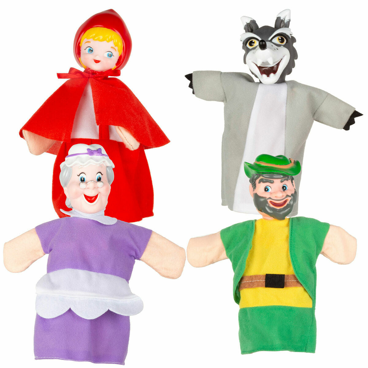 Marionetă de Pluș Colorbaby Scufița Roșie - Jucarii si jocuri, Marionete și păpuși