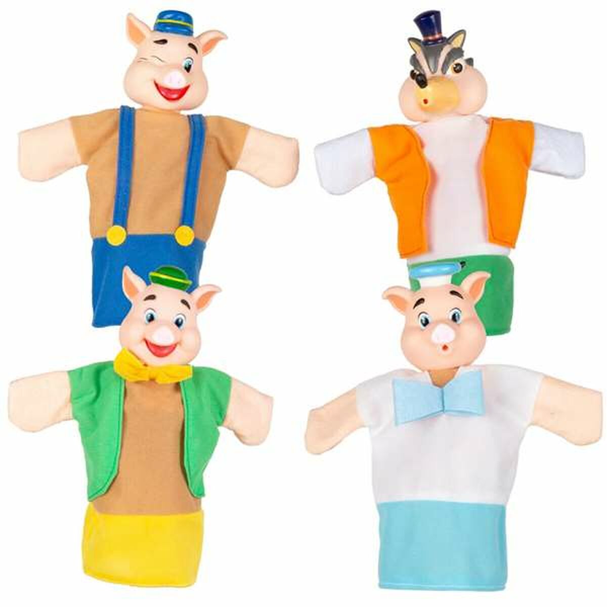 Marionetă de Pluș 3 Little Pigs - Jucarii si jocuri, Marionete și păpuși