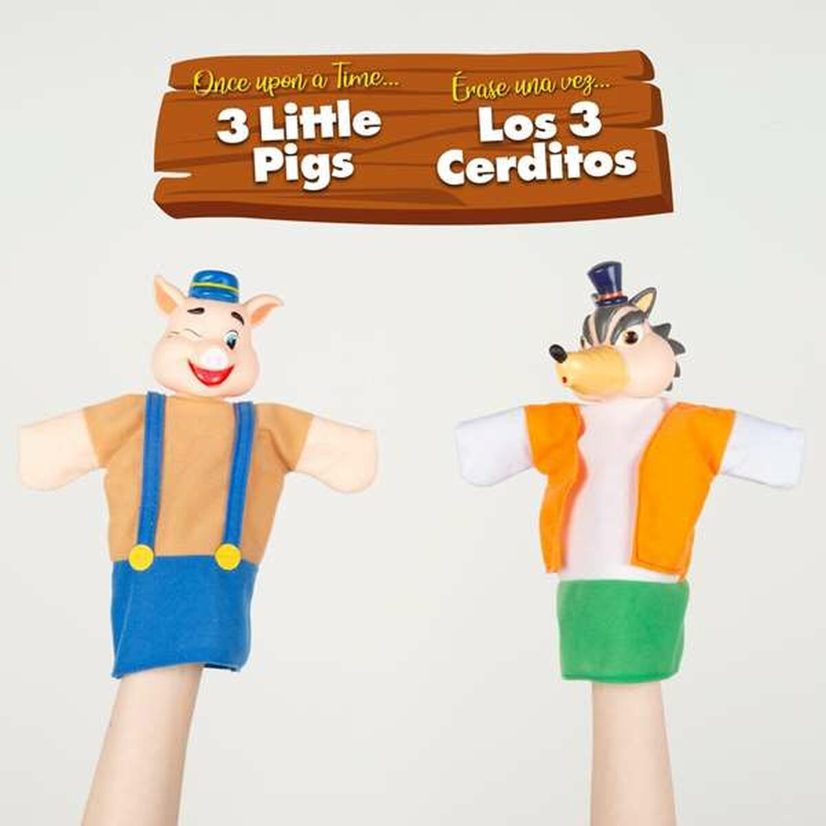 Marionetă de Pluș 3 Little Pigs - Jucarii si jocuri, Marionete și păpuși