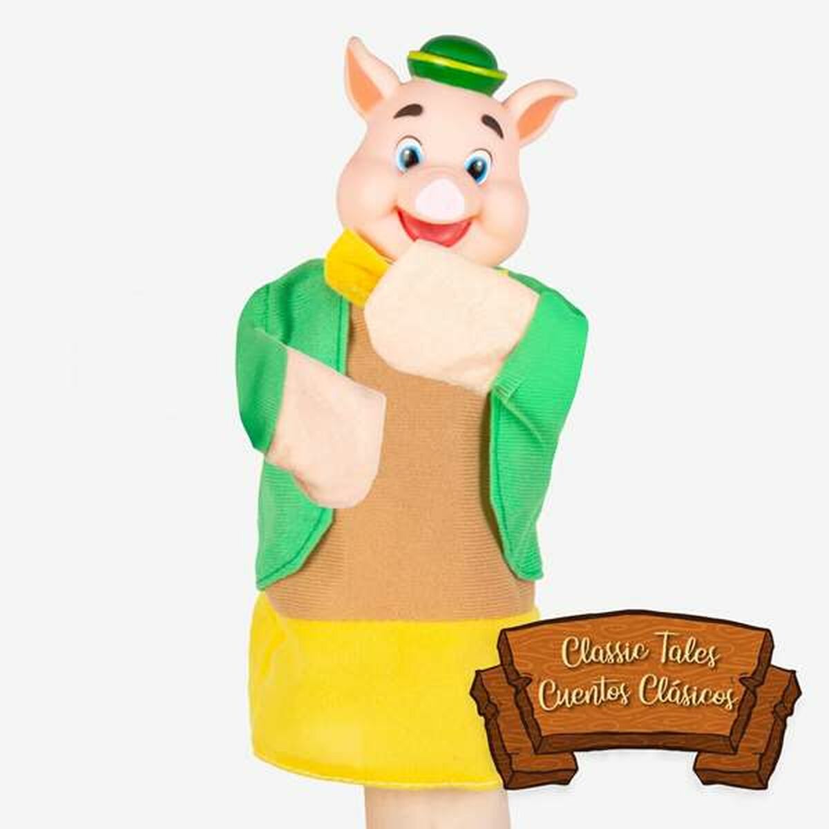 Marionetă de Pluș 3 Little Pigs - Jucarii si jocuri, Marionete și păpuși