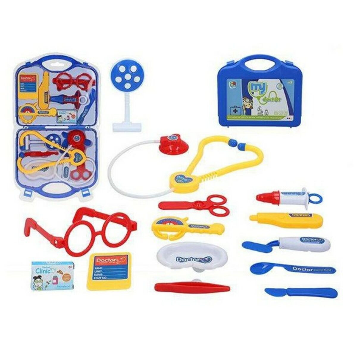 Trusă medicală de jucărie cu accesorii My Doctor Colorbaby (14 pcs) - Jucarii si jocuri, Imitații de jocuri
