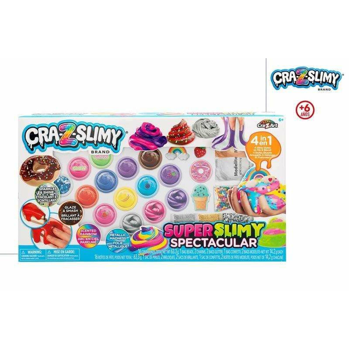 Slime Colorbaby Cra-Z-Slimy 4-ia-1 Set - Jucarii si jocuri, Activități creative