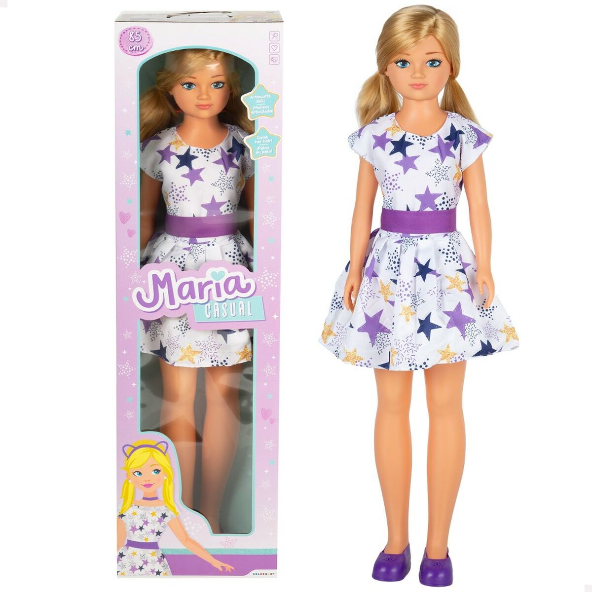 Păpușă Colorbaby Maria 23 x 85 x 12 cm - Jucarii si jocuri, Păpuși și accesorii