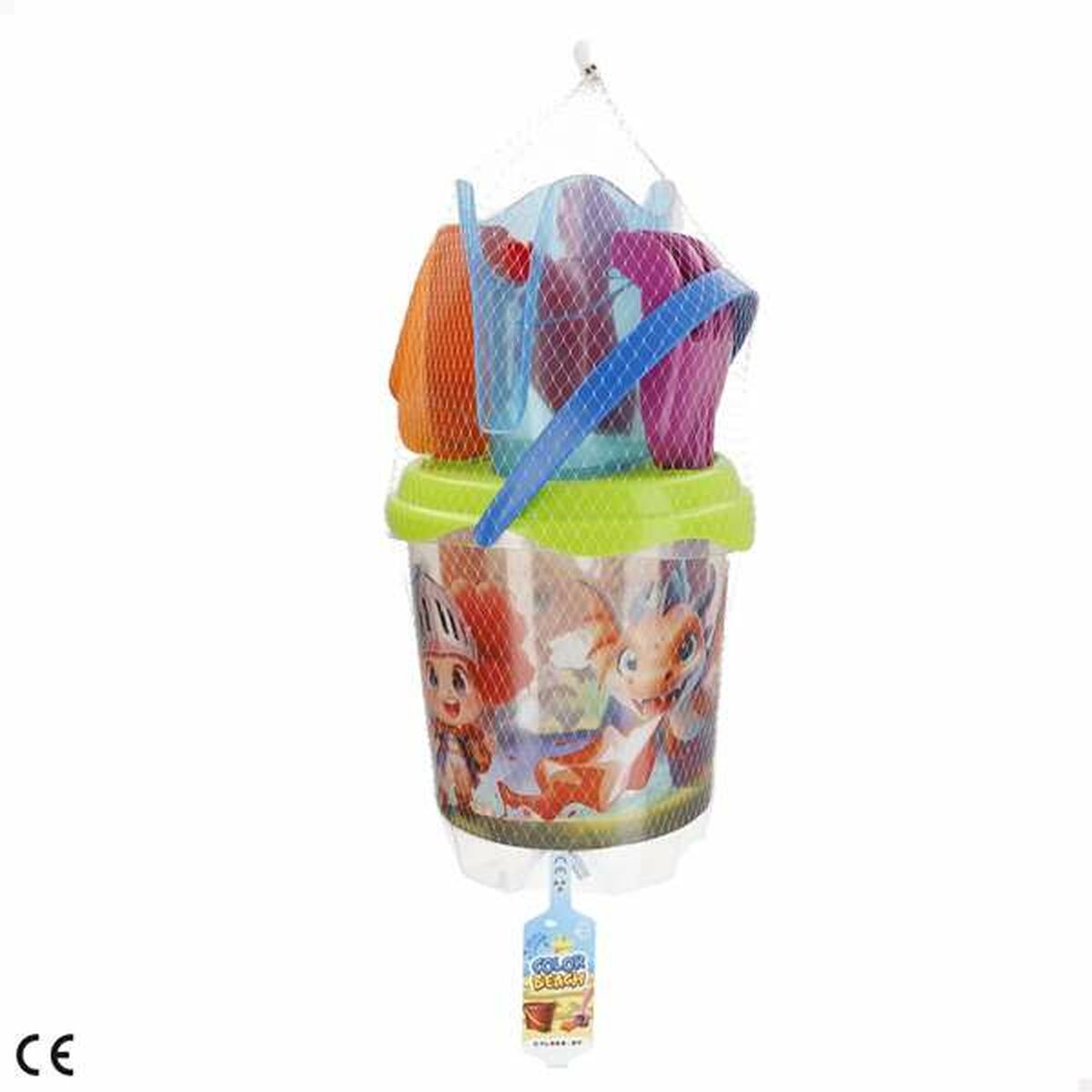 Găleată de plajă Aktive 18 cm Dragon - Jucarii si jocuri, În aer liber și sport