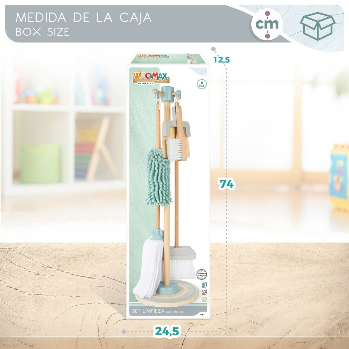 Kit de curățare et de depozitare Woomax Jucărie 23,5 x 75 x 23,5 cm - Jucarii si jocuri, Imitații de jocuri