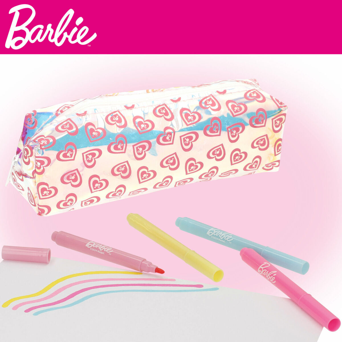 Set pentru desen Barbie - Birou și papetărie, Arte și Meserii