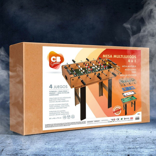 Masă cu mai multe jocuri Colorbaby 4-ia-1 87 x 73 x 43 cm - Jucarii si jocuri, Jocuri și accesorii