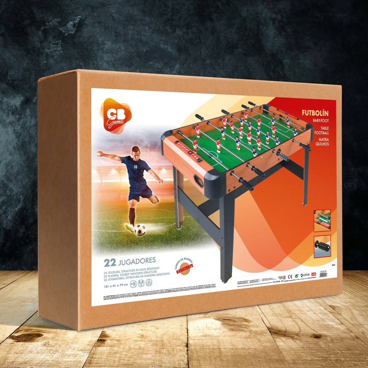 Joc de Fotbal Colorbaby 121 x 79 x 61 cm - Jucarii si jocuri, Jocuri și accesorii