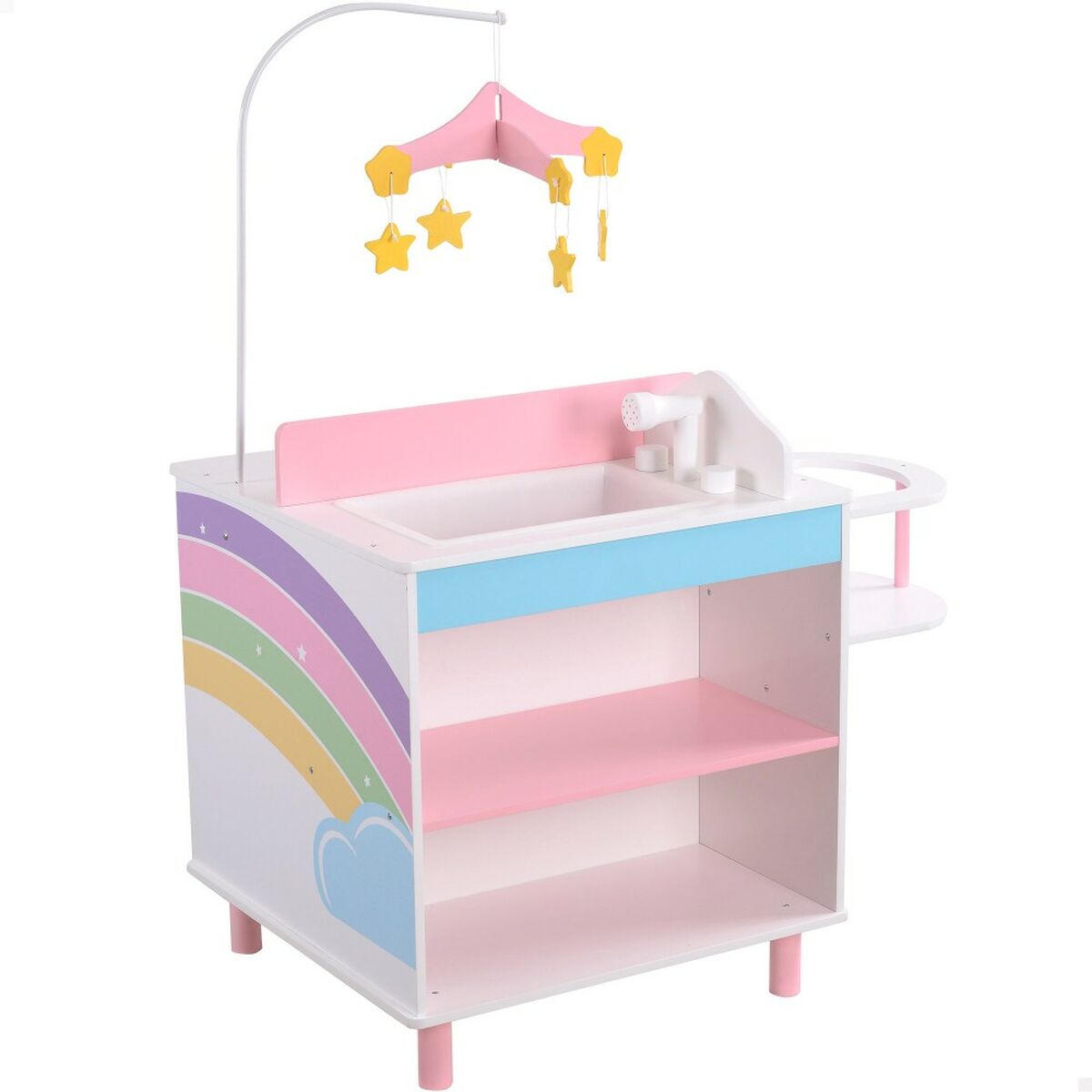 Masă de Schimbat Hainele Păpușilor Teamson 4 Piese 61 x 92,5 x 47,5 cm - Jucarii si jocuri, Păpuși și accesorii