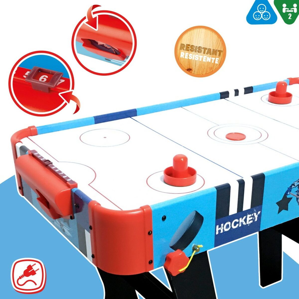 Masă de Hockey CB Games 81 x 63 x 42 cm - Jucarii si jocuri, Jocuri și accesorii