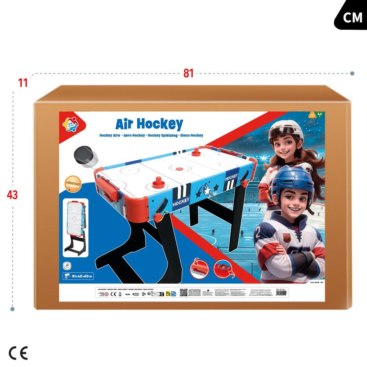 Masă de Hockey CB Games 81 x 63 x 42 cm - Jucarii si jocuri, Jocuri și accesorii