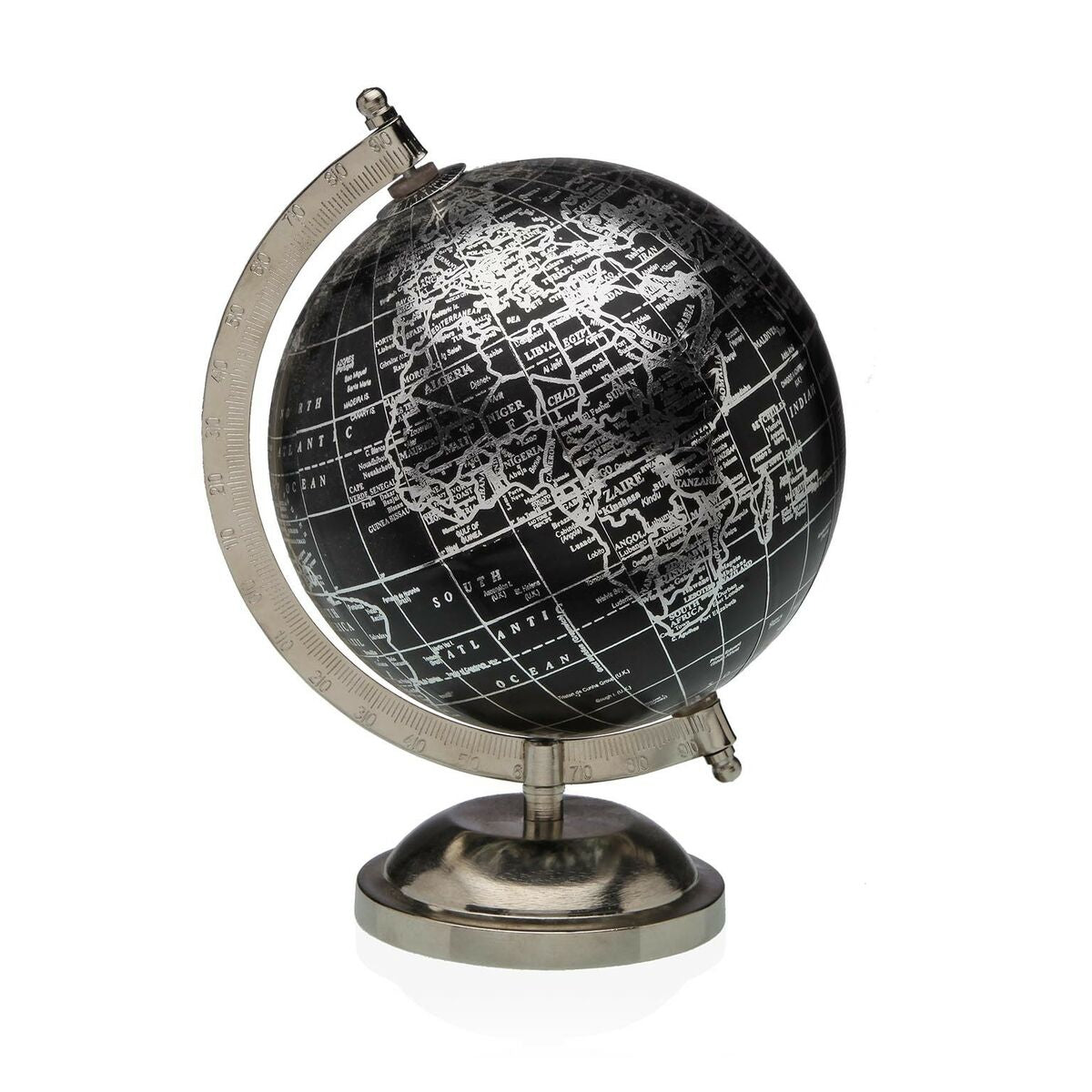 Glob Pământesc Versa Argintiu Metal 15 x 24 x 17 cm - Birou și papetărie, Material școlar și educațional