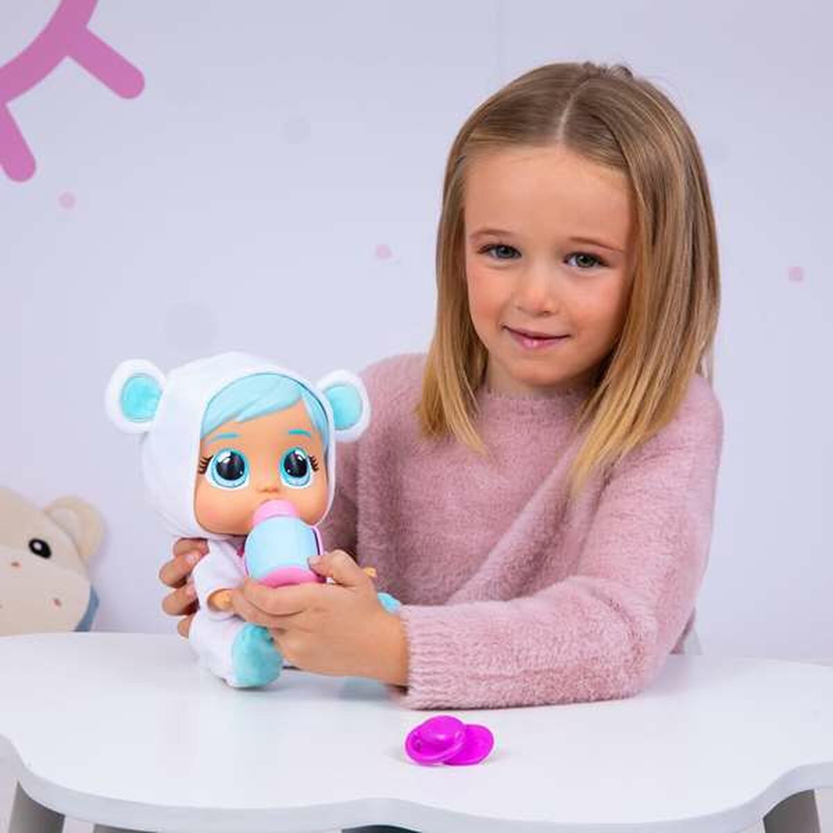Păpușă Bebe Cry Babies IMC Toys Kristal Loving Care 26 cm - Jucarii si jocuri, Păpuși și accesorii