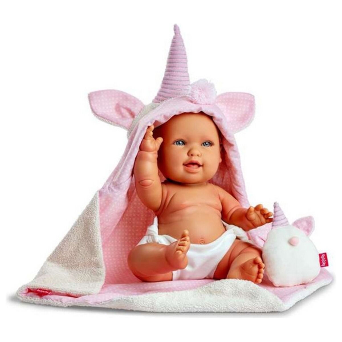 Păpușă bebeluș cu accesorii Berjuan Unicorn (38 cm) - Jucarii si jocuri, Păpuși și accesorii