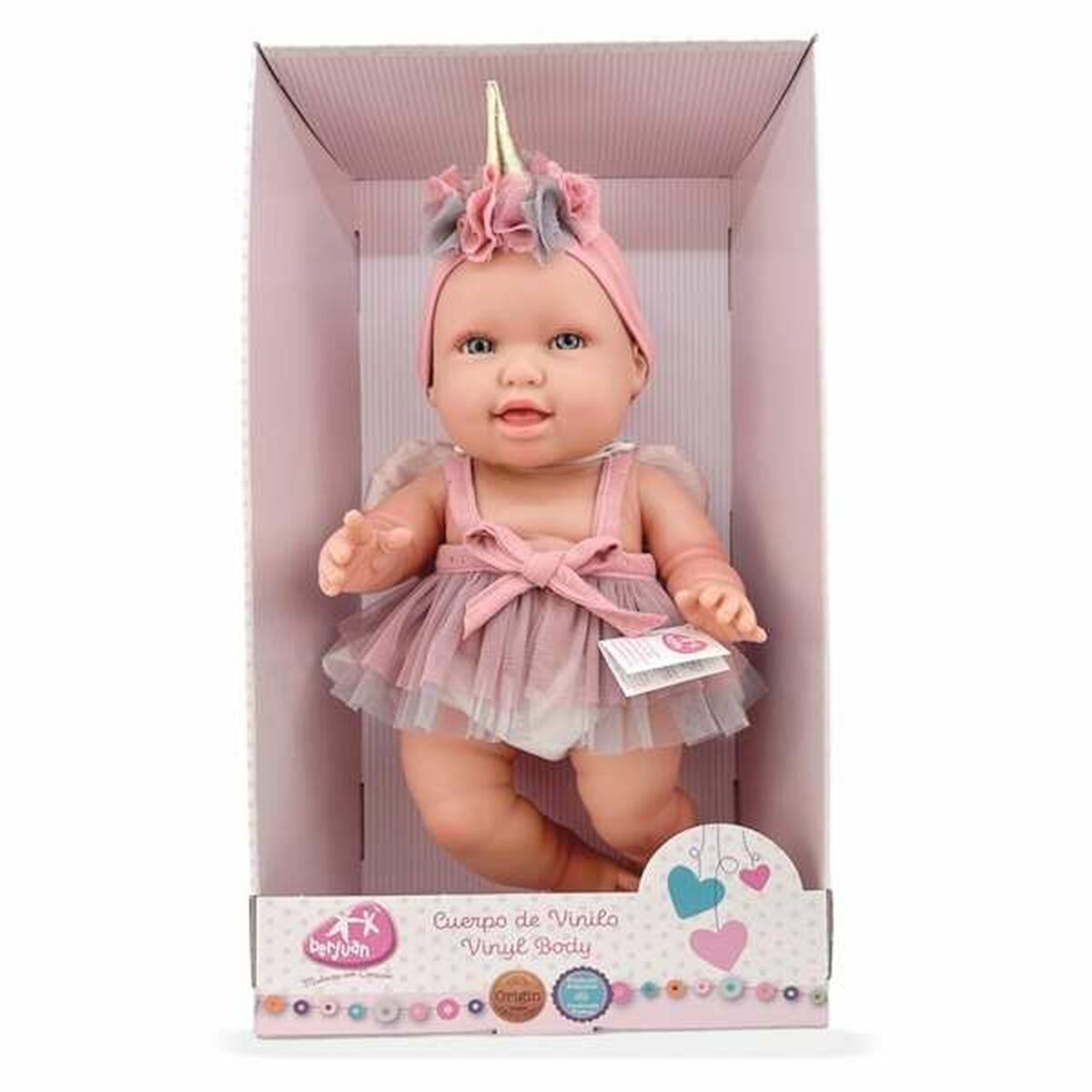 Păpușă Bebe Berjuan 38 cm - Jucarii si jocuri, Păpuși și accesorii