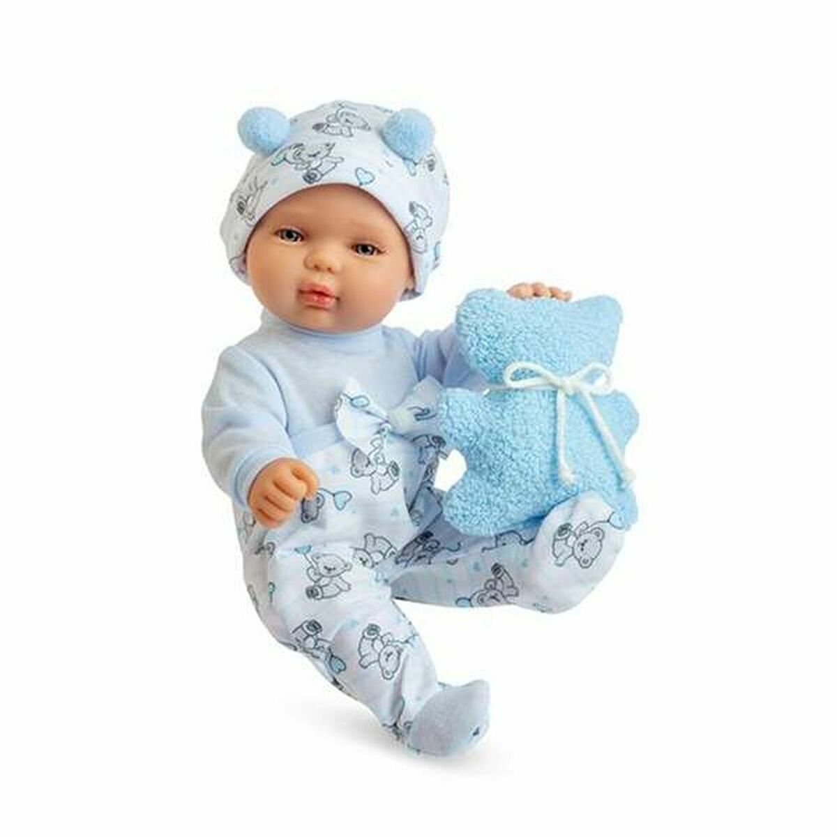 Păpușă bebeluș Berjuan Baby Smile 498-21 Albastru - Jucarii si jocuri, Păpuși și accesorii