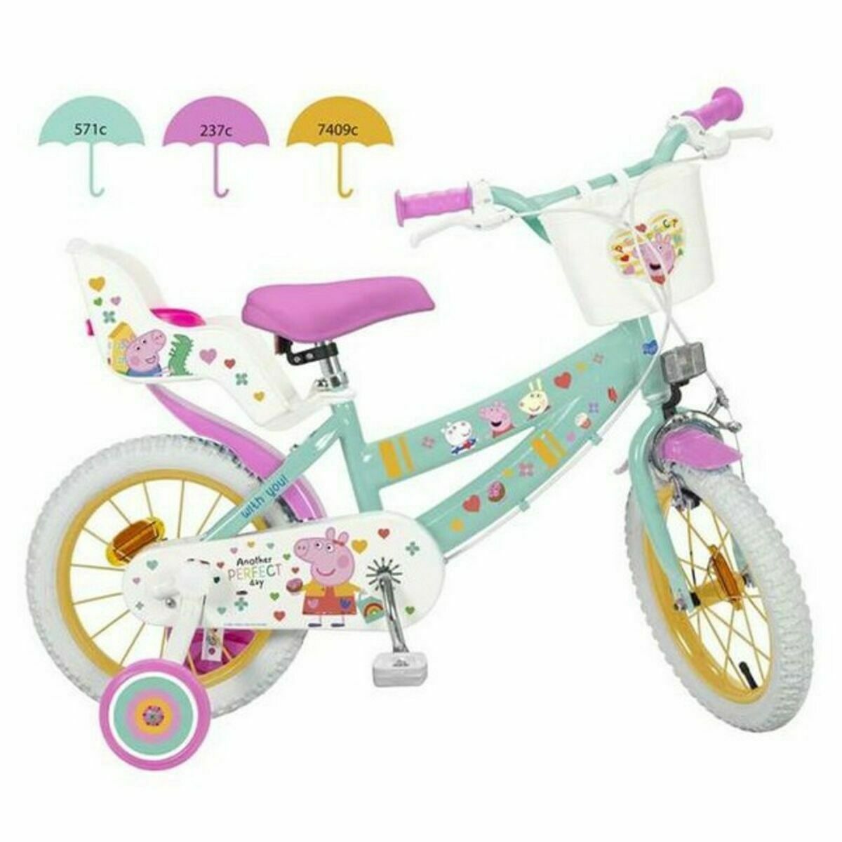 Bicicletă pentru copii Toimsa TOI1698 Verde 5-8 Ani (16") - Sport și în aer liber, Ciclism