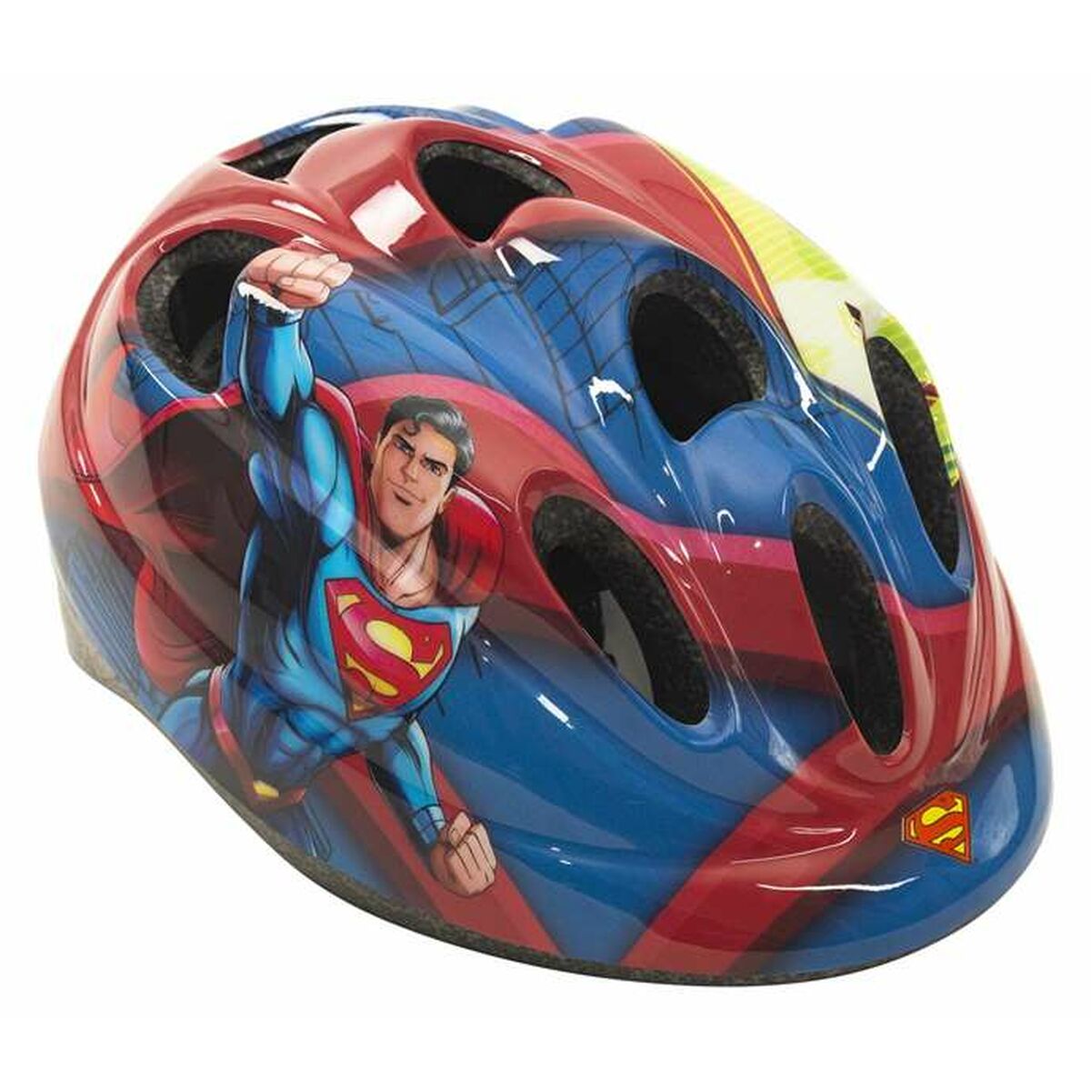 Cască pentru Copii Toimsa Superman Roșu Albastru (28 x 20 x 15 cm) - Sport și în aer liber, Ciclism