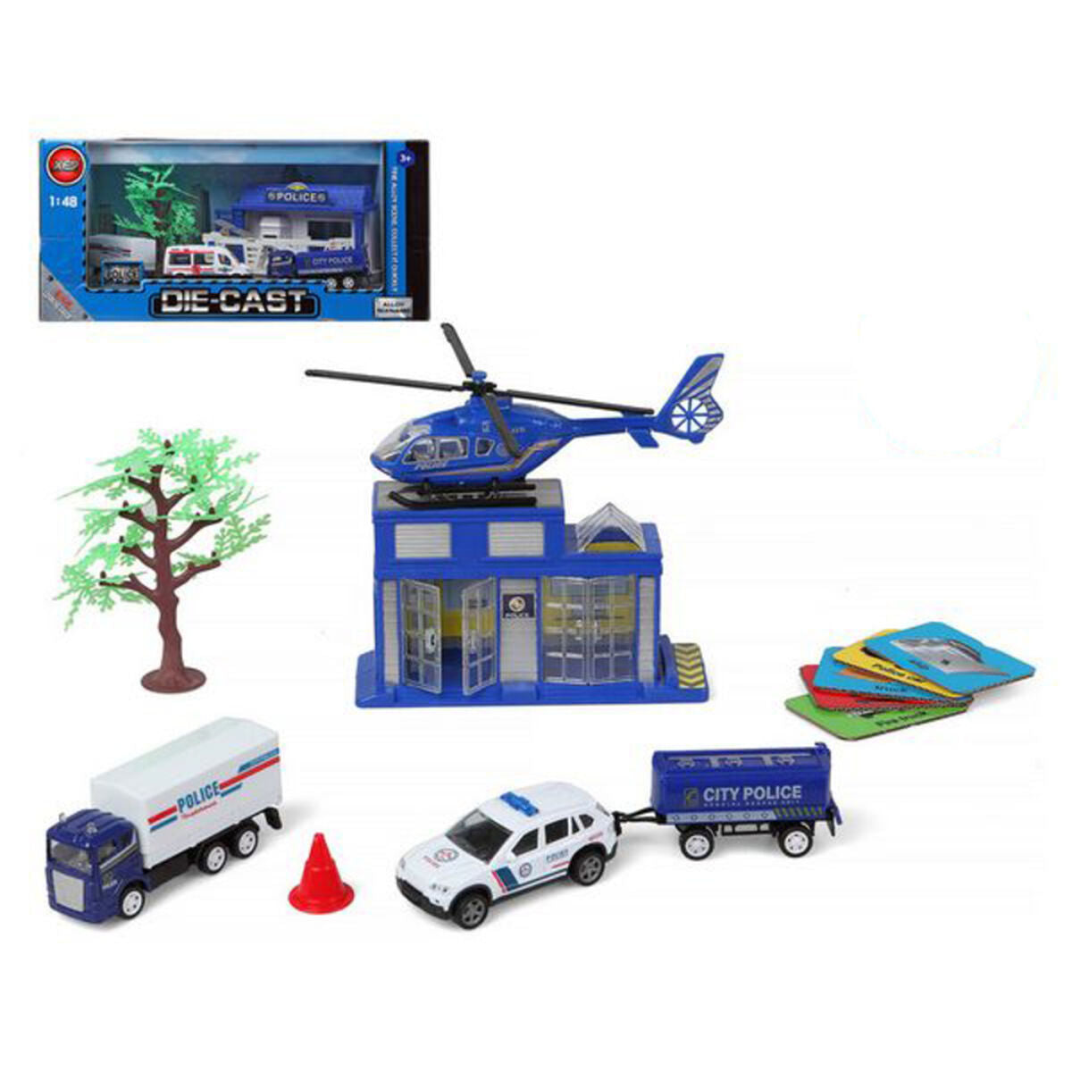 Set de Poliție Vehicule și Accesorii 118848 - Jucarii si jocuri, Vehicule