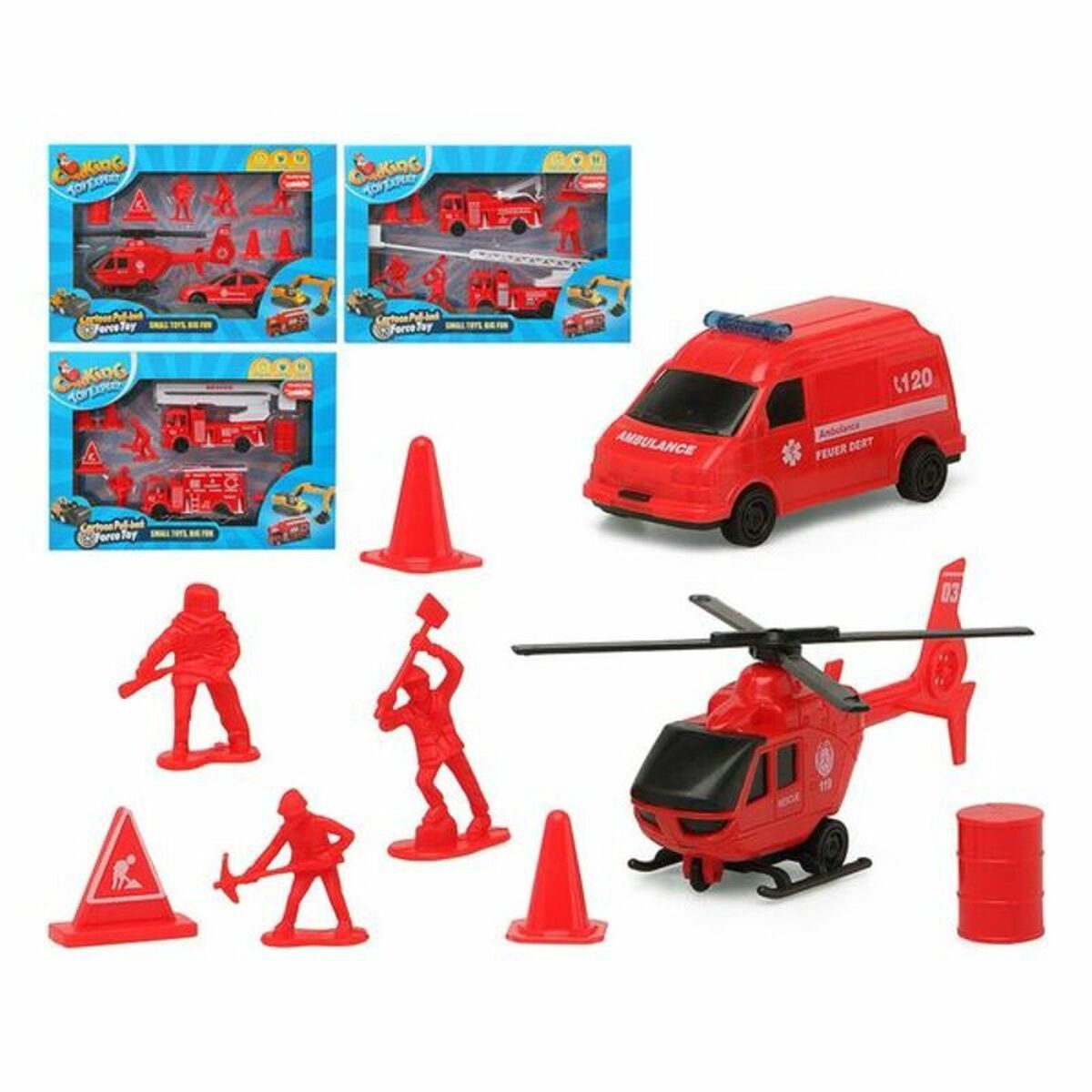 Set de Jucării cu Vehicule Multicolor - Jucarii si jocuri, Vehicule
