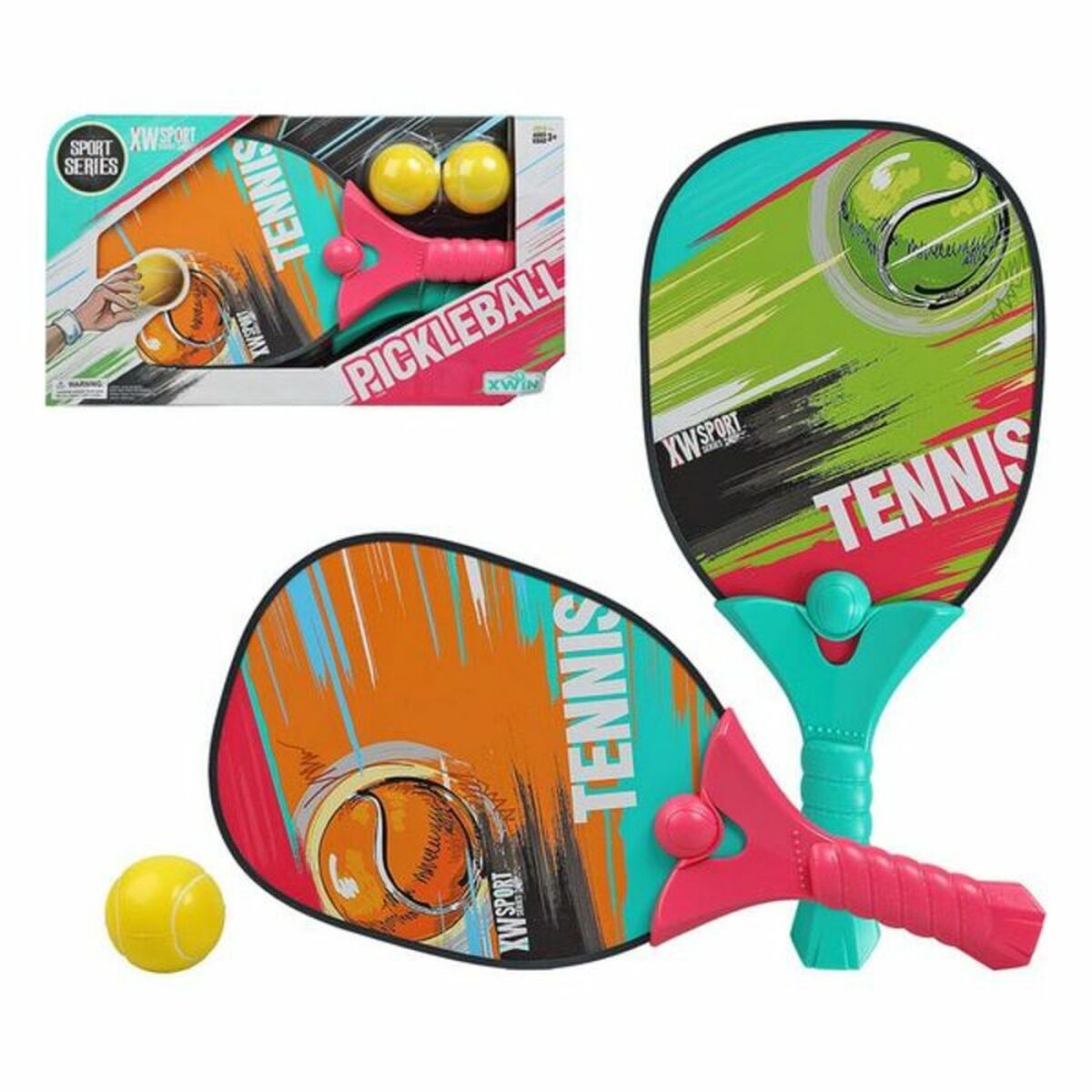 Set de Palete Pickleball Sport Series 65084 (4 pcs) - Jucarii si jocuri, În aer liber și sport
