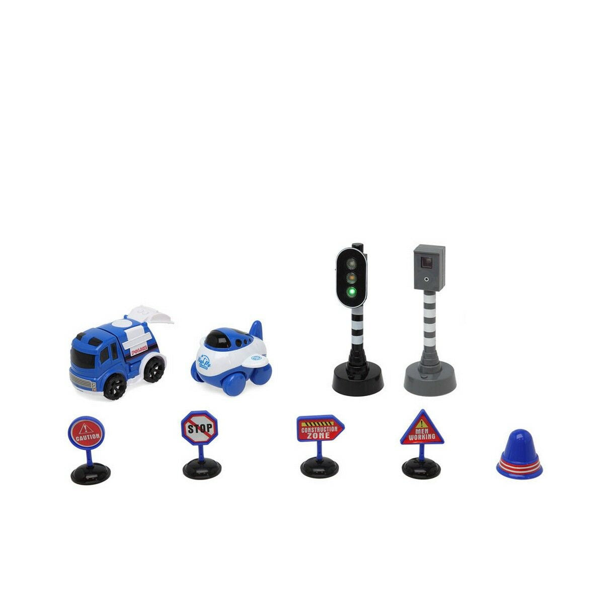 Set de Jucării cu Vehicule City Series Police 38 x 22 cm - Jucarii si jocuri, Vehicule