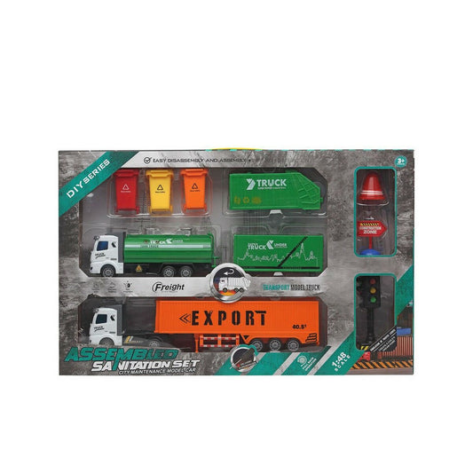 Set de Jucării cu Vehicule Sanitation 54 x 34 cm - Jucarii si jocuri, Vehicule