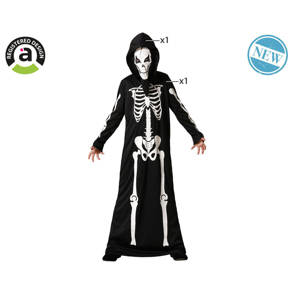 Costum Deghizare pentru Copii Schelet Halloween - Jucarii si jocuri, Costume și accesorii