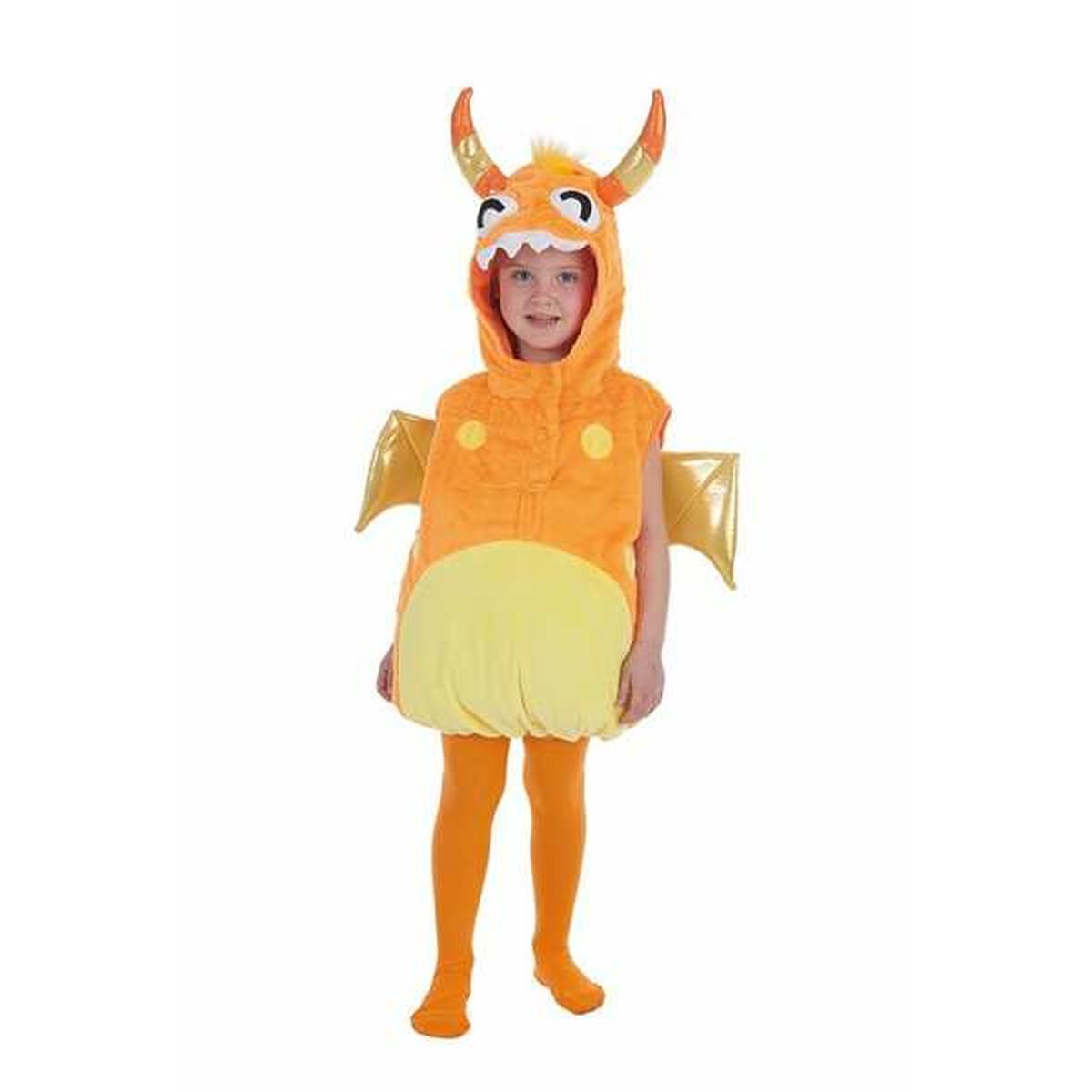 Costum Deghizare pentru Copii Portocaliu Monstru 5-6 Ani (1 Piese) - Jucarii si jocuri, Costume și accesorii