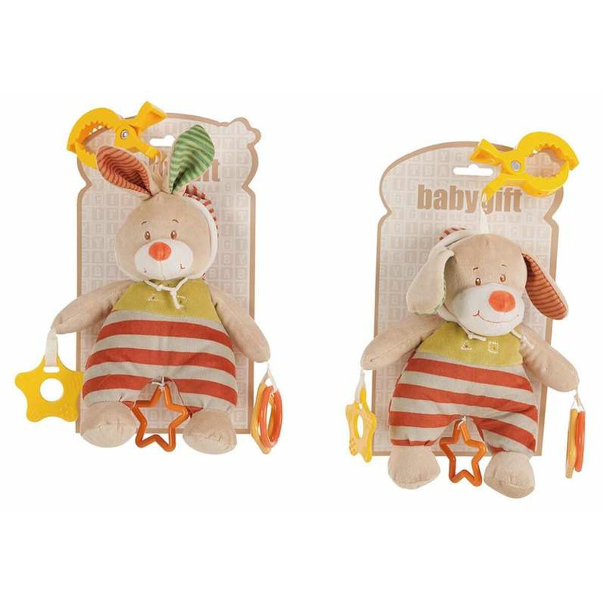 Jucărie de Ros cu Zornăitoare pentru Bebeluși Babygift 25 cm 25cm - Bebelus, Jucăriile copilăriei timpurii