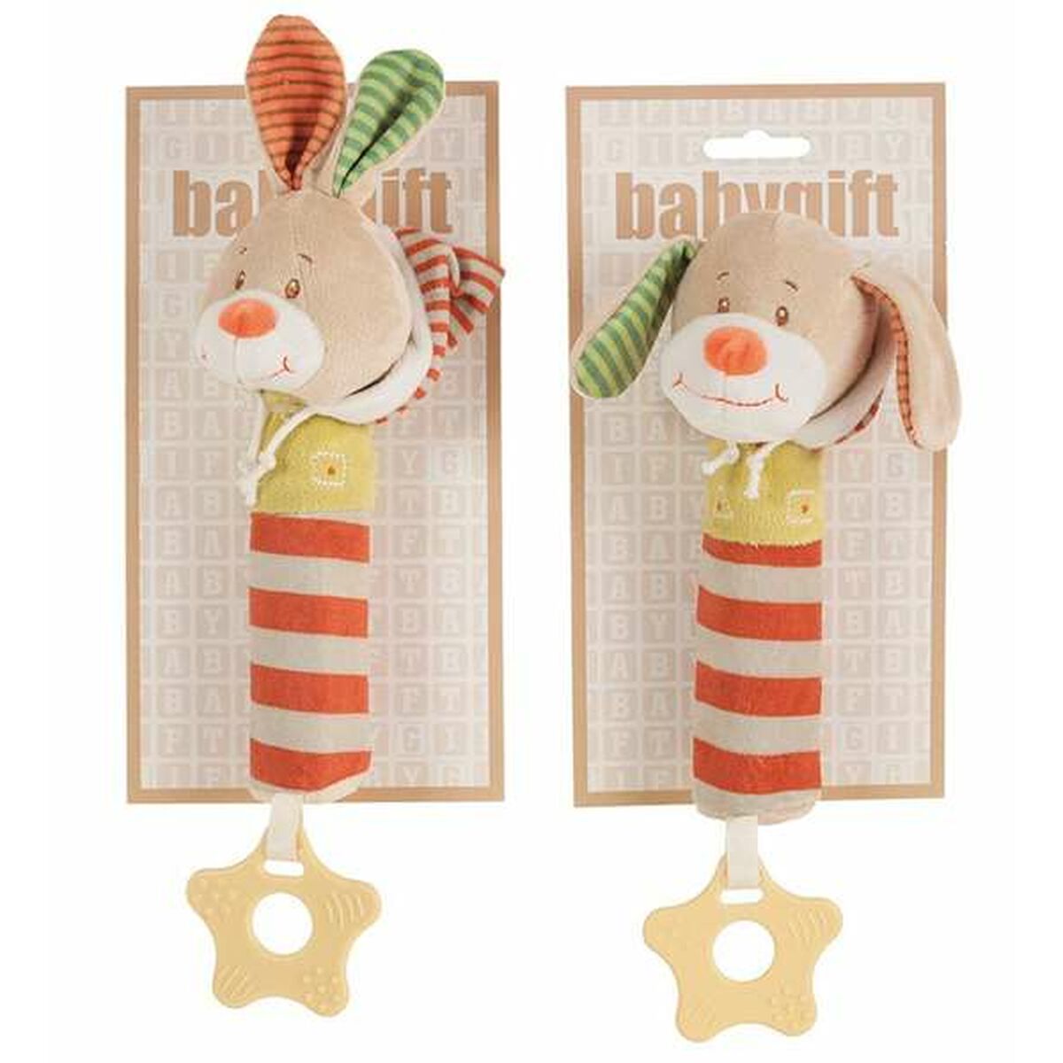 Jucărie de Ros cu Zornăitoare pentru Bebeluși Babygift 25 cm 25cm - Bebelus, Jucăriile copilăriei timpurii