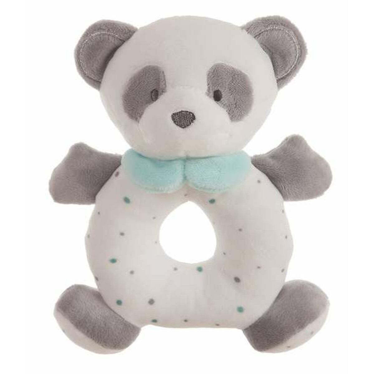 Jucărie din Pluș cu Zornăitoare Urs Panda Turquoise 20 cm - Jucarii si jocuri, Jucării de pluș