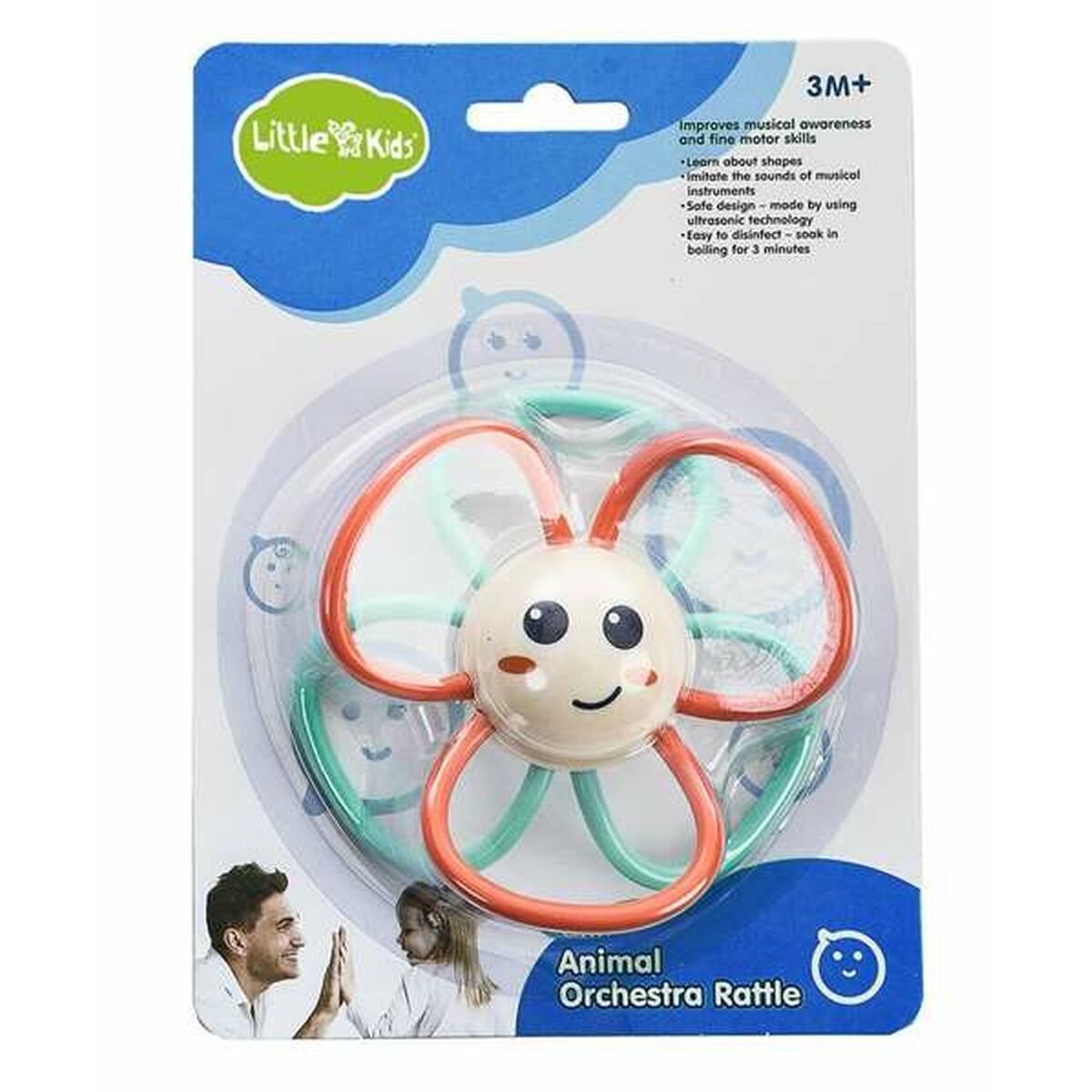 Zornăitoare Dentiție Corita Cercuri 10 x 10 x 5 cm - Bebelus, Jucăriile copilăriei timpurii