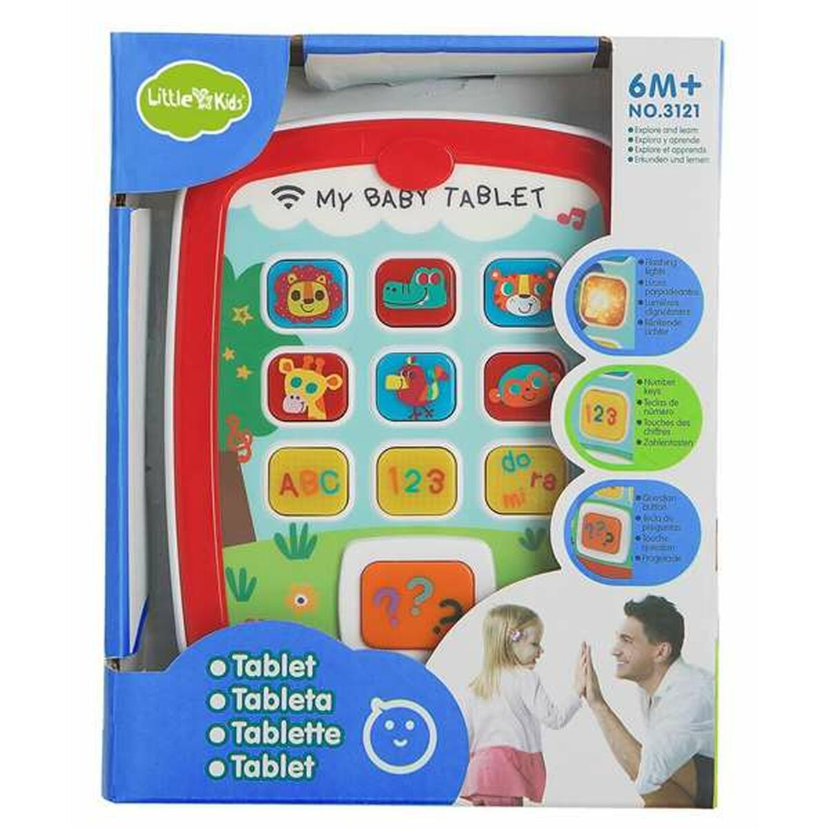 Jucărie interactivă pentru bebeluși My Baby Tablet 18 x 14 x 3 cm - Bebelus, Jucăriile copilăriei timpurii