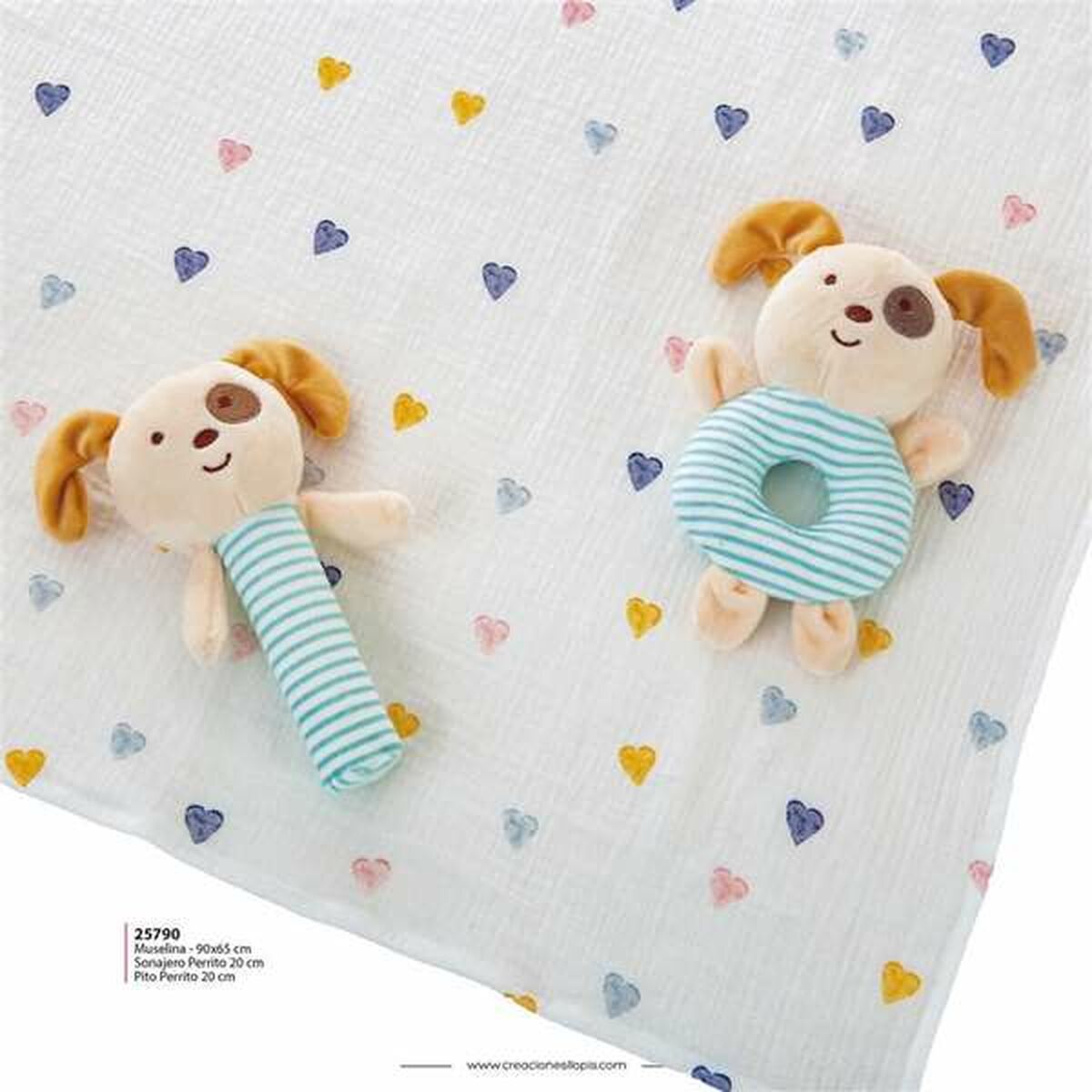Set Cadou pentru bebeluși 90 x 65 cm 3 Piese - Jucarii si jocuri, Jucării de pluș