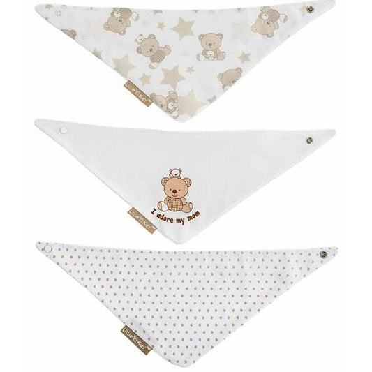Set de Bavețele Bear 42 x 16 cm 3 Piese - Bebelus, Alăptarea și hrănirea