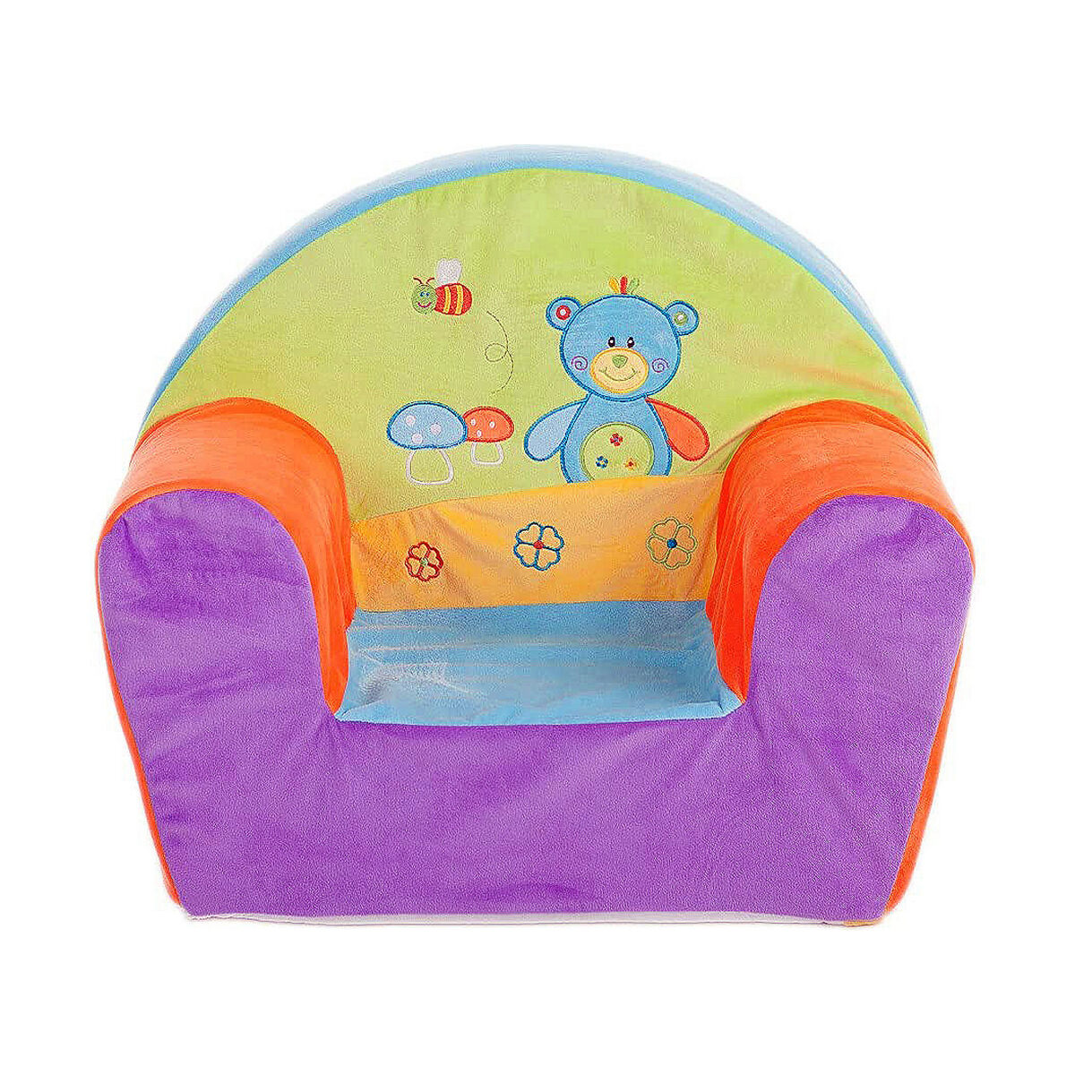 Fotoliu pentru copii Multicolor Urs 44 x 34 x 53 cm - Bebelus, Dormitor