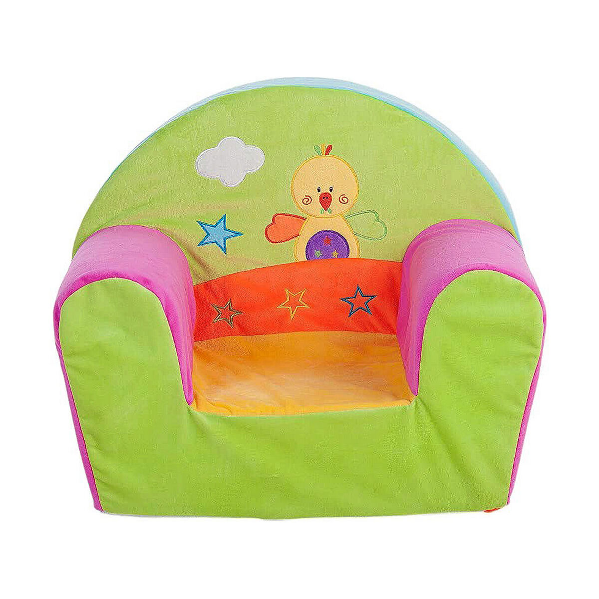Fotoliu pentru copii Multicolor Rață 44 x 34 x 53 cm - Bebelus, Dormitor