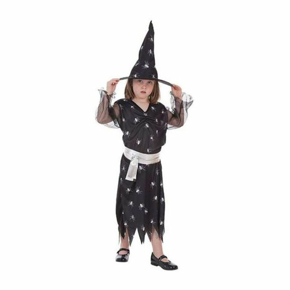 Costum Deghizare pentru Copii 8001-5 Negru Vrăjitoare 10-12 Ani Păianjen (2 Piese) - Jucarii si jocuri, Costume și accesorii