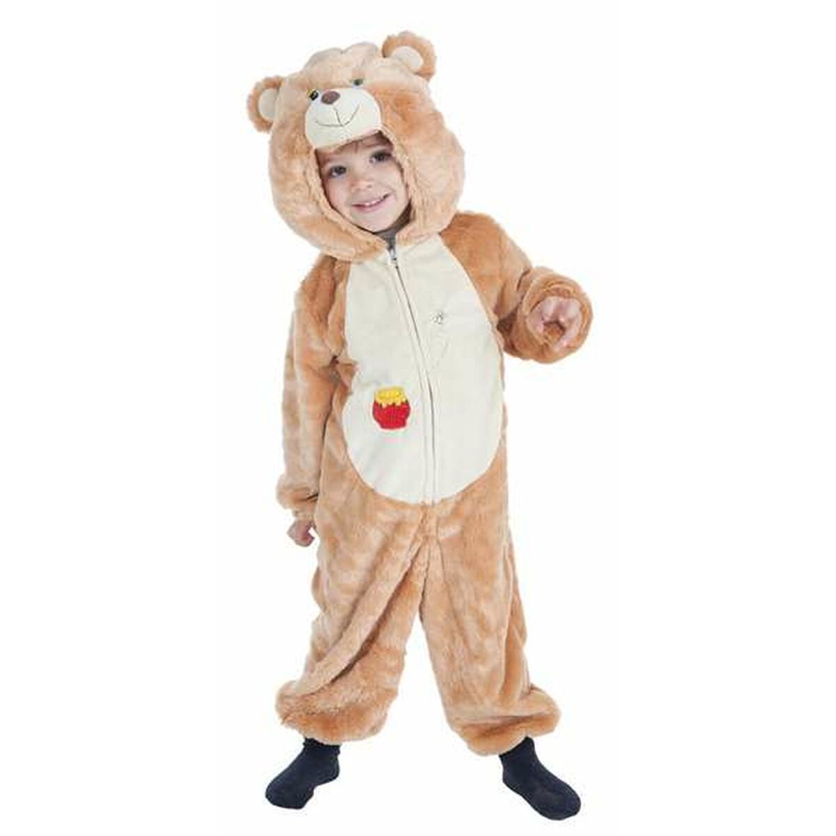 Costum Deghizare pentru Copii Maro Deschis Urs 3-4 Ani (2 Piese) - Jucarii si jocuri, Costume și accesorii
