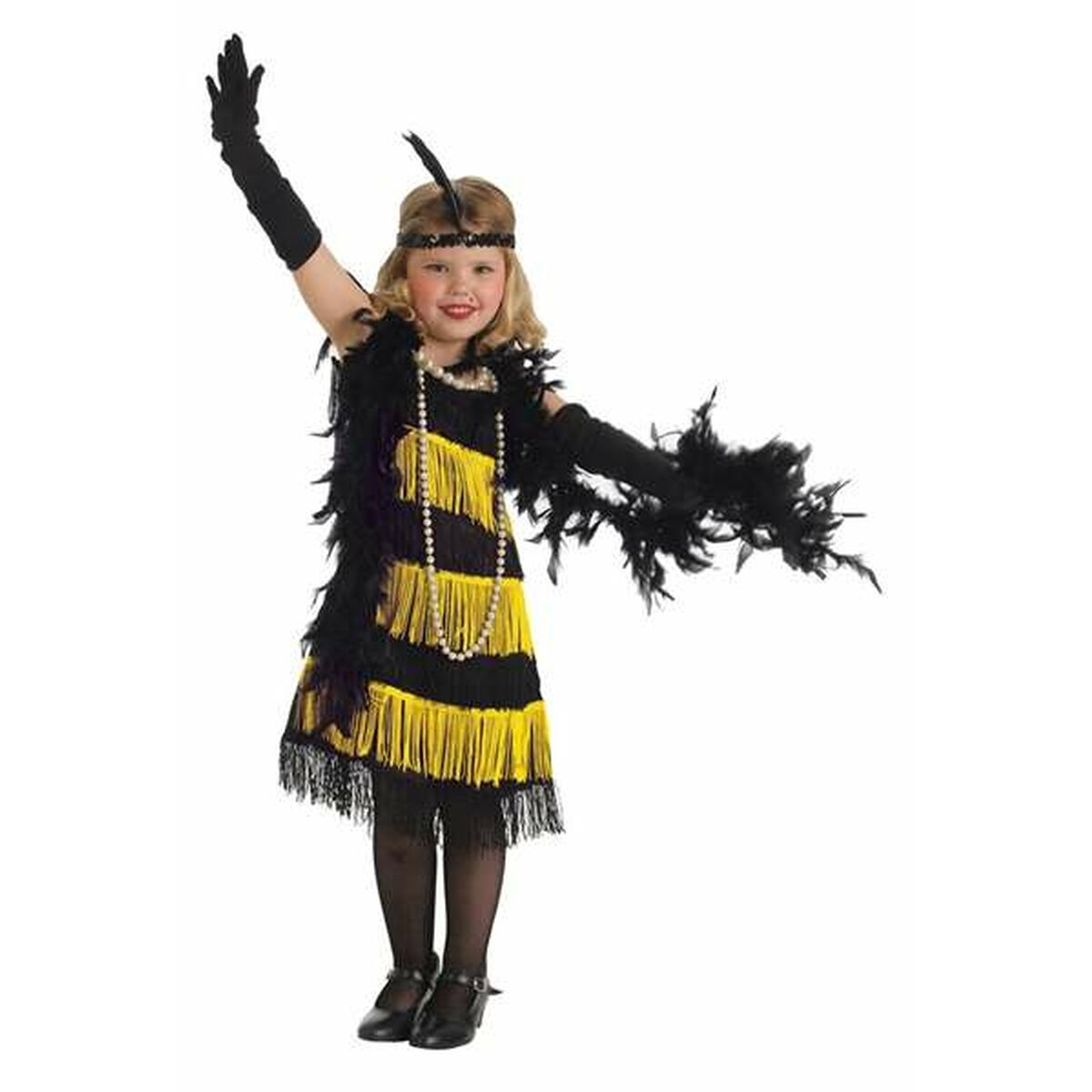 Costum Deghizare pentru Copii Charleston 3-6 ani (3 Piese) - Jucarii si jocuri, Costume și accesorii