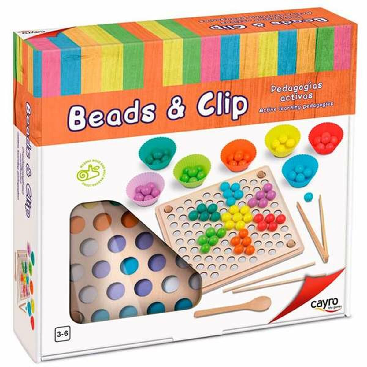 Joc Educativ Cayro Bead & Clip - Jucarii si jocuri, Jocuri și accesorii