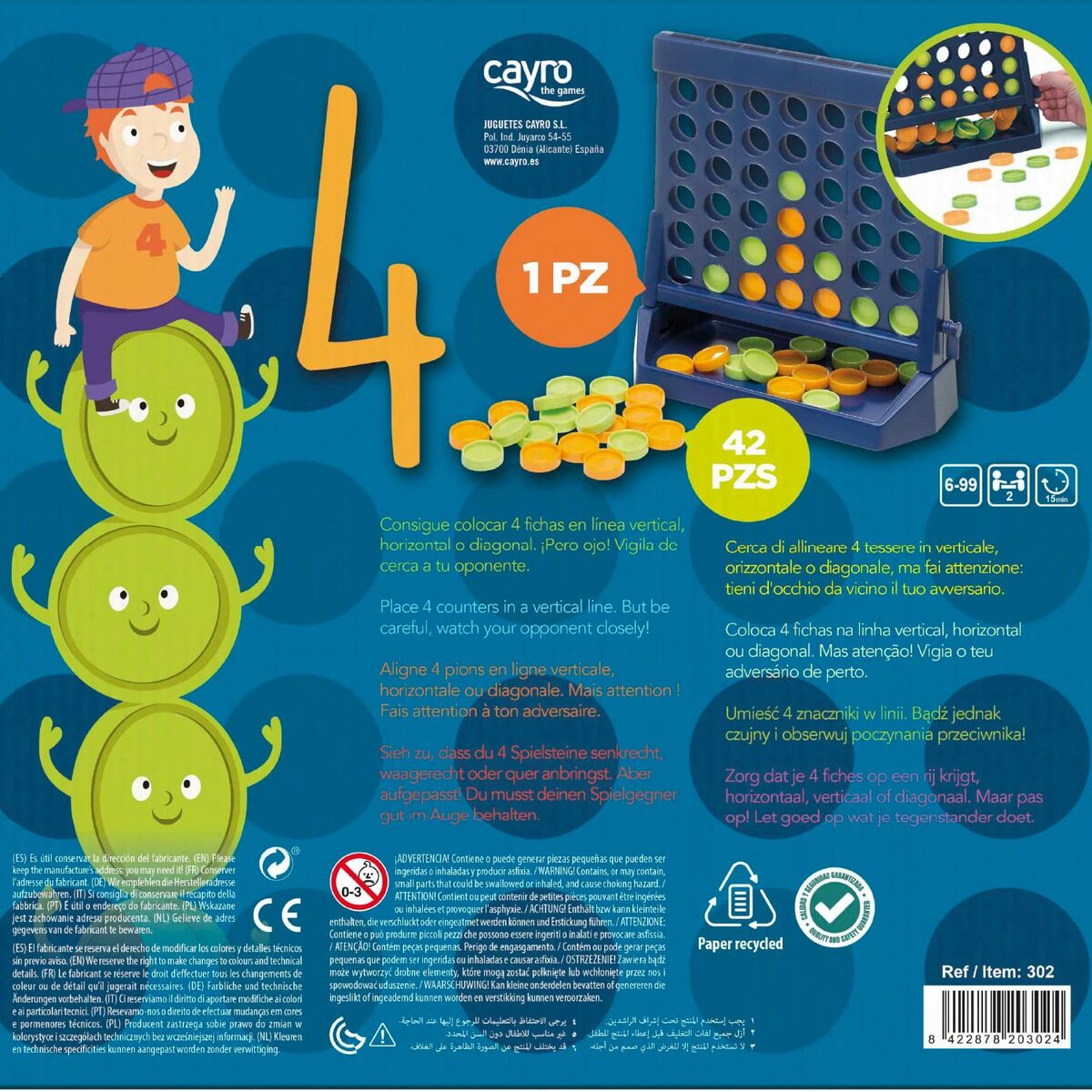 Joc de Masă Cayro Multicolor ES - Jucarii si jocuri, Activități creative