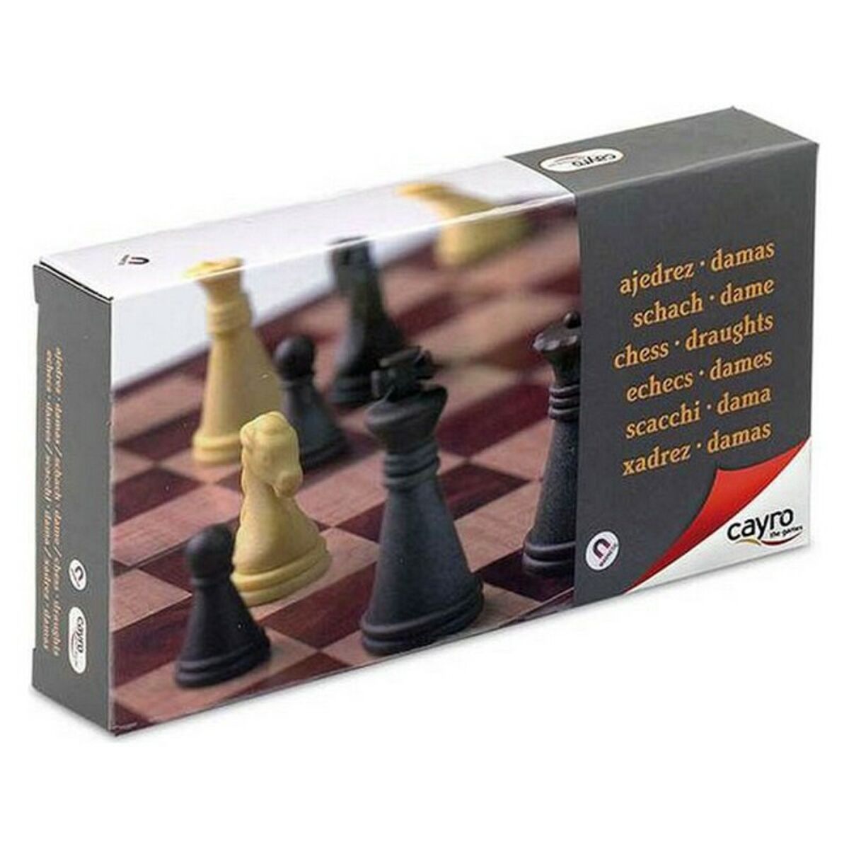 Tablă de Șah și Dame Magnetic Cayro C450 Plastic (16 x 16 cm) - Jucarii si jocuri, Jocuri și accesorii